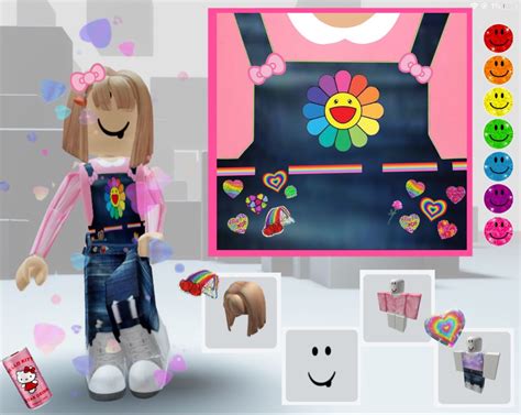 Free Roblox T Shirt Indie Kidcore Themed Overalls In 2022 Hello Kitty
