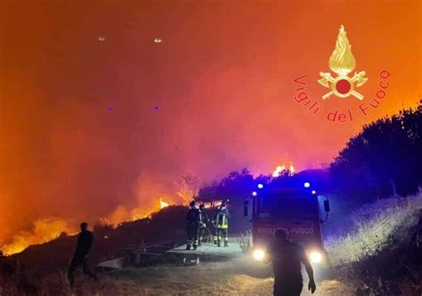Incendi Boschivi In Calabria 65 Interventi Dei Vigili Del Fuoco Nelle