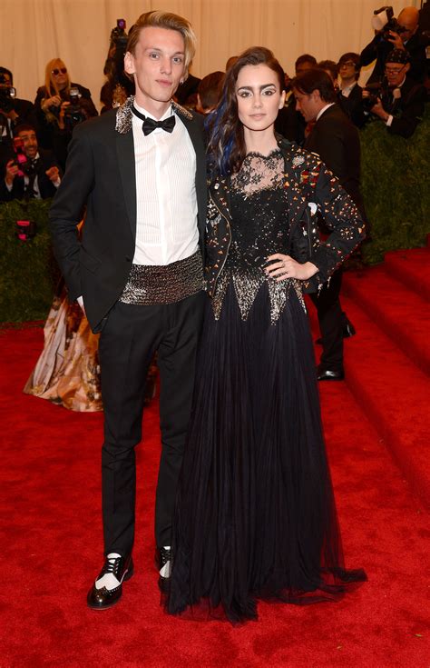 Jamie Campbell Bower and Lily Collins took the theme to heart. | Punk ...