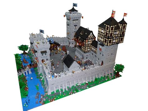 First Castle Moc Burg Stolzenstein Lego Lego Station Lego Castle