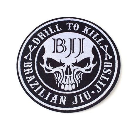 Jiu Jitsu Patch BJJ Brazilian Jiu Jitsu Patches Set For BJJ Gi 4 7 And