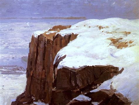 Palisades In Winter Ford Beal 1909 American Artists
