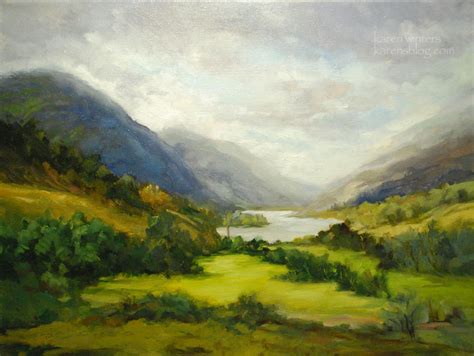 Loch Shiel Scotland Landscape Oil Painting Karen Winters Blog