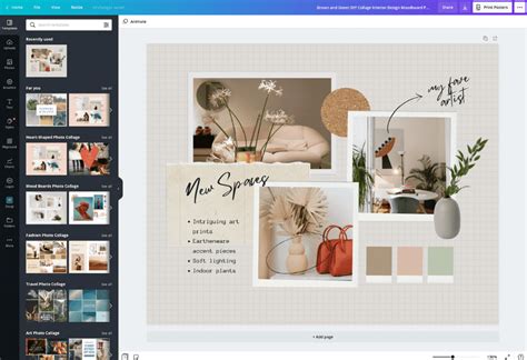 Crea Una Moodboard Bellissima In Pochi Minuti E Gratis Canva