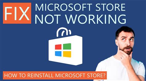 how to fix microsoft store not working reinstall microsoft store youtube