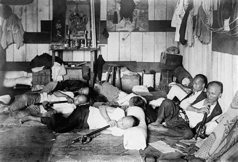 Ethnic Chinese Smoking In An Opium Den Photograph By Everett