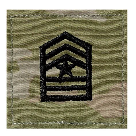 Army Rotc Ocp Hook And Loop Sergeant Major Patch