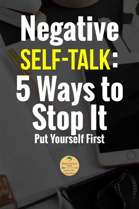 Negative Self Talk 5 Ways To Stop It Negative Self Talk Self Talk