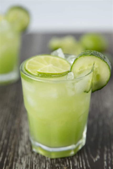 Refreshing Cucumber Lime Margaritas Tastes Lovely