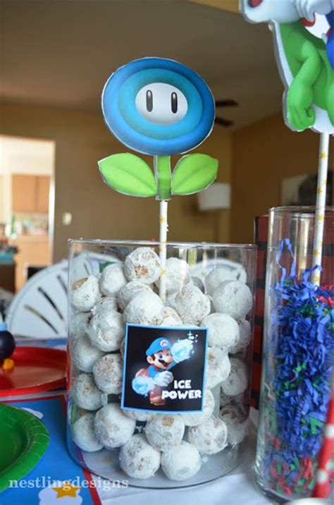 Mario Bros Party Food Ideas Dolled Up Design Rosaiskara