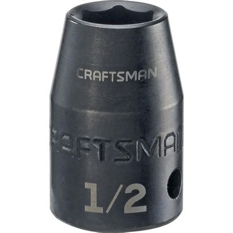 Craftsman Standard Sae 12 In Drive 12 In 6 Point Impact Socket In