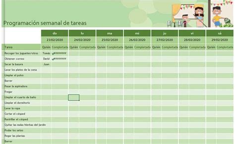 Plantilla De Agenda Para Excel Para Organizar Tus Tareas Y Eventos