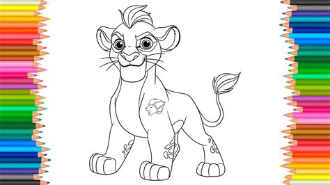 Kion Coloring Pages The Lion Guard Coloring Book Videos For – NEO Coloring