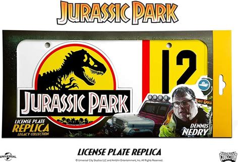 First gaining widespread attention in the 1980s. Jurassic Park - Dennis Nedry 12 Licence Plate Replica ...