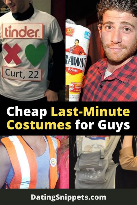 Cheap Last Minute Costumes For Guys And College Easy Mens Halloween