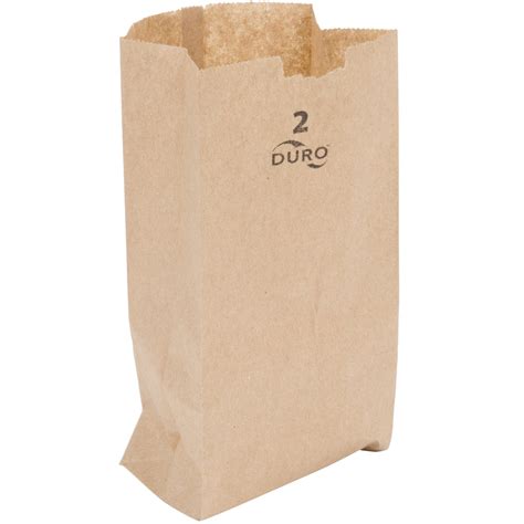 Duro 2 Lb Brown Paper Bag 500bundle