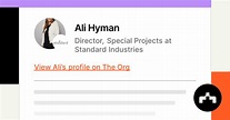 Ali Hyman - Director, Special Projects at Standard Industries | The Org