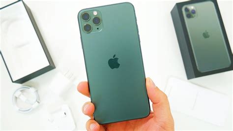 Iphone 11 Pro Max Unboxing And First Impressions New Midnight Green
