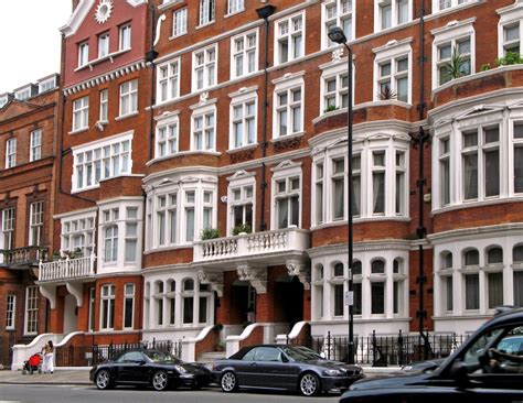 London Street With Expensive Apartment Building RIB