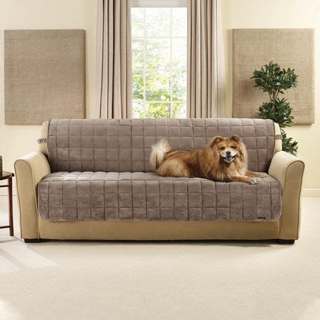 With surefit sofa pet covers, you never have to sacrifice a beautiful, clean, and intact couch just because you're a loving pet owner. Sure Fit Deluxe Pet Sofa Furniture Cover | Walmart Canada