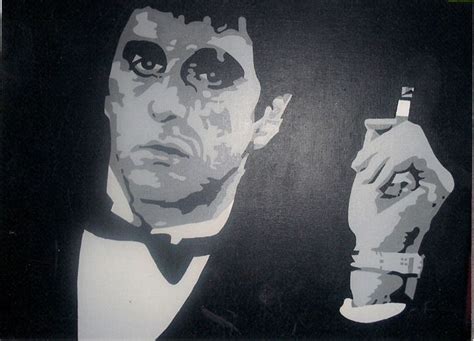 Scarface Al Pacino Pintura Por Ado Artmajeur