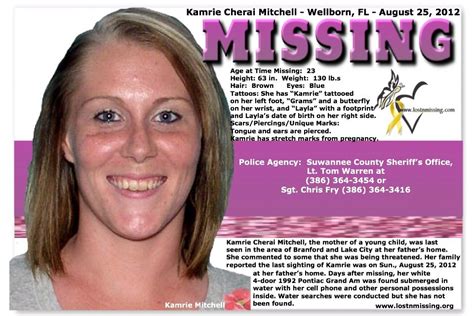 kamrie mitchell missing from florida since 2012 who has info amber alert people in need