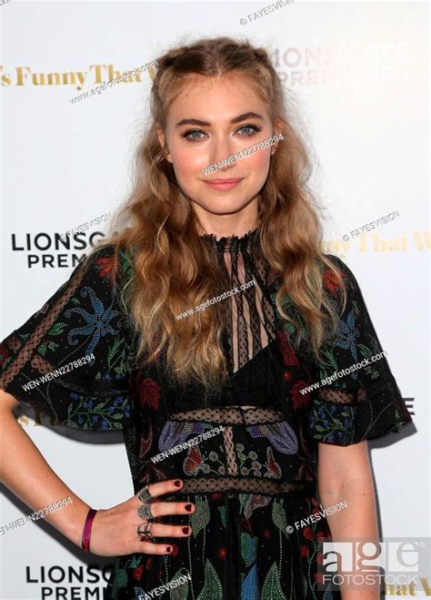 Los Angeles Premiere She S Funny That Way At Harmony Gold Arrivals Featuring Imogen Poots