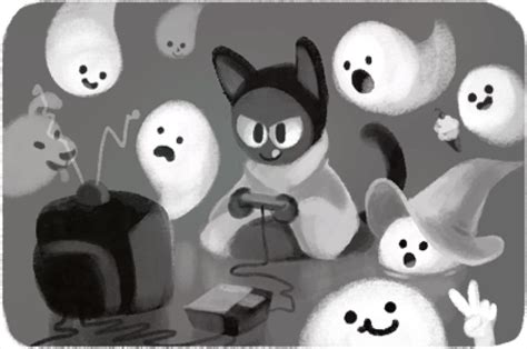 In this halloween 2016 google doodle game, users take on the persona of a black cat named momo who has to. Halloween 2017 Google doodle and its powerful message