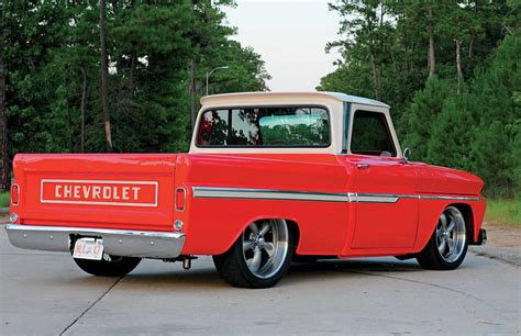 1080p Free Download 1965 Chevy C10 Classic Red Gm Truck Hd