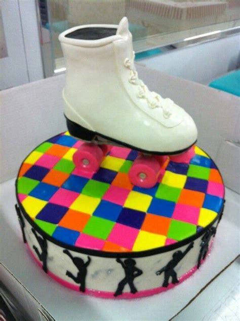 Roller Skate Cake Skate Birthday Skate Party Birthday Cake Girls