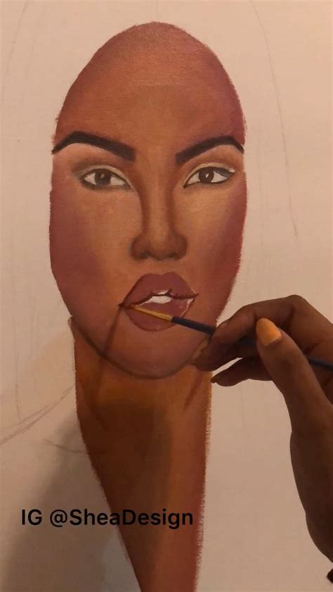 Oil Painting On Canvas How To Paint Dark Skin Tones Video