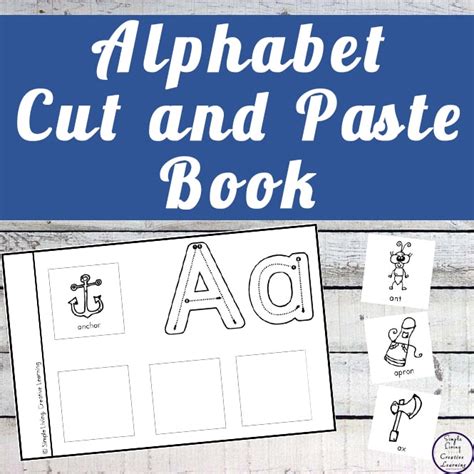 Alphabet Cut And Paste Printables