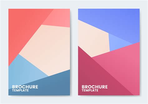 Modern Colorful Brochure Template Design Download Free Vectors
