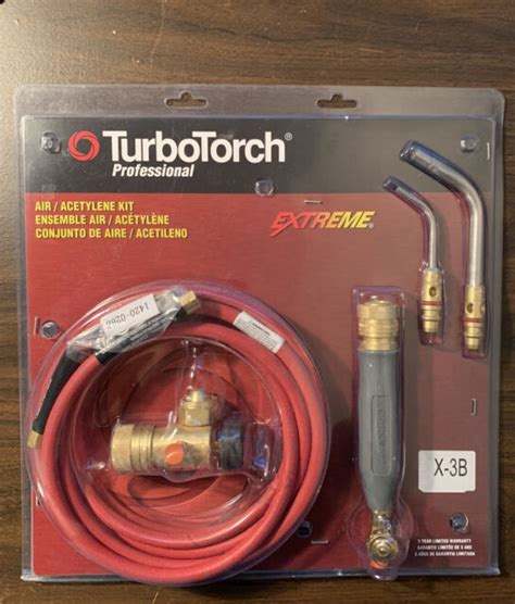 turbotorch x 3b torch kit swirl for b tank air acetylene 0386 0335 for sale online ebay