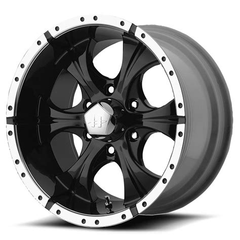 Helo Wheels He791 Maxx Gloss Black Machined Rim Performance Plus Tire