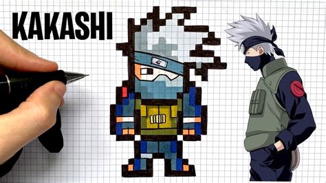 Tuto Dessin Kakashi Pixel Art Naruto Manga Youtube