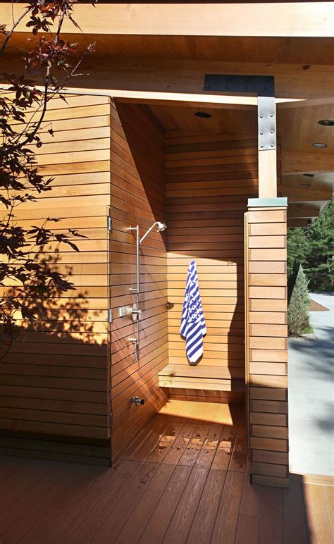 10 Excellent Examples Of Outdoor Shower Designs