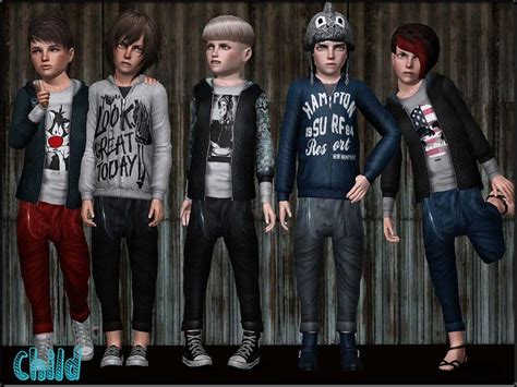 Sims 4 Cc Kid Clothes Male Packshon