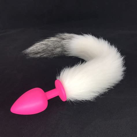 3 Color Anal Plug Fox Tail Butt Stopper Sexy Romance Funny Adult