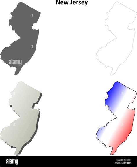 Mapa De New Jersey Fotograf As E Im Genes De Alta Resoluci N Alamy