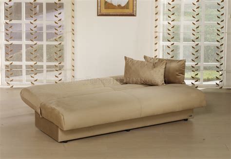 How much is a sofa bed with storage in the philippines? Contemporary Dark Beige Microfiber Sofa Bed w/Storage Unit