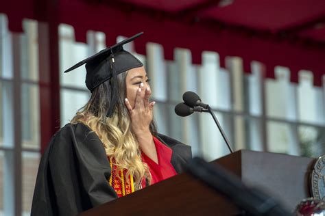 136th Usc Commencement Ceremony Usc Graduate And Valedicto Flickr