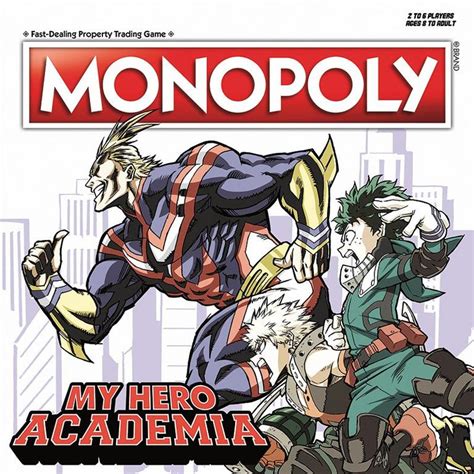 Monopoly My Hero Academia Board Game Only At Gamestop