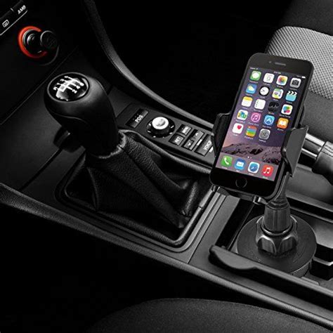 Macally Car Cup Holder Phone Mount Upgraded Base Adjustable