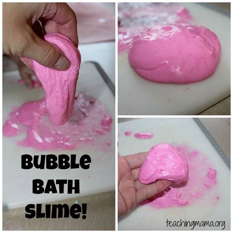 Bubble Bath Slime Diy Bubble Bath Diy Bath Products Slime For Kids
