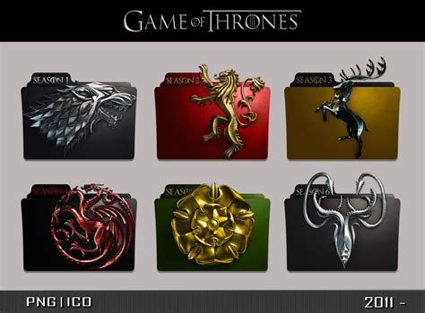 Game Of Thrones Seasons Folder Icon By Sornay On Deviantart