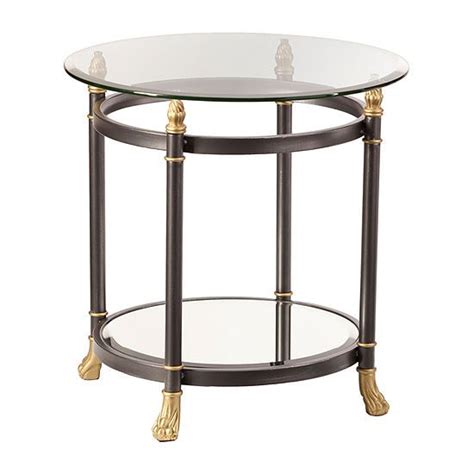 Lavia End Table Color Dark Gray W Gold Jcpenney Mirrored End Table