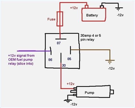 40 Amp 4 Pin Relay Wiring Diagram