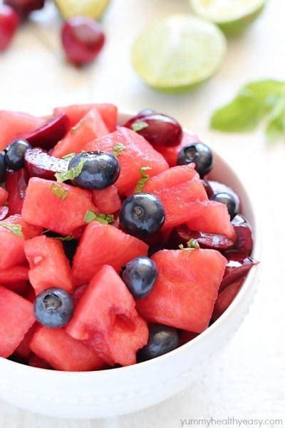 Watermelon Fruit Salad Yummy Healthy Easy
