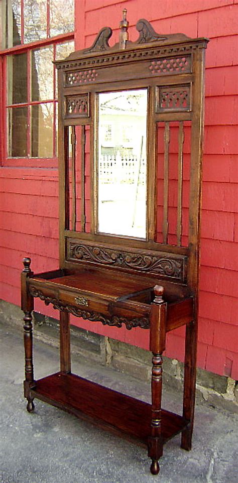 Check out our antique hall tree selection for the very best in unique or custom, handmade pieces from our home & living shops. Antiques.com | Classifieds| Antiques » Antique Furniture ...